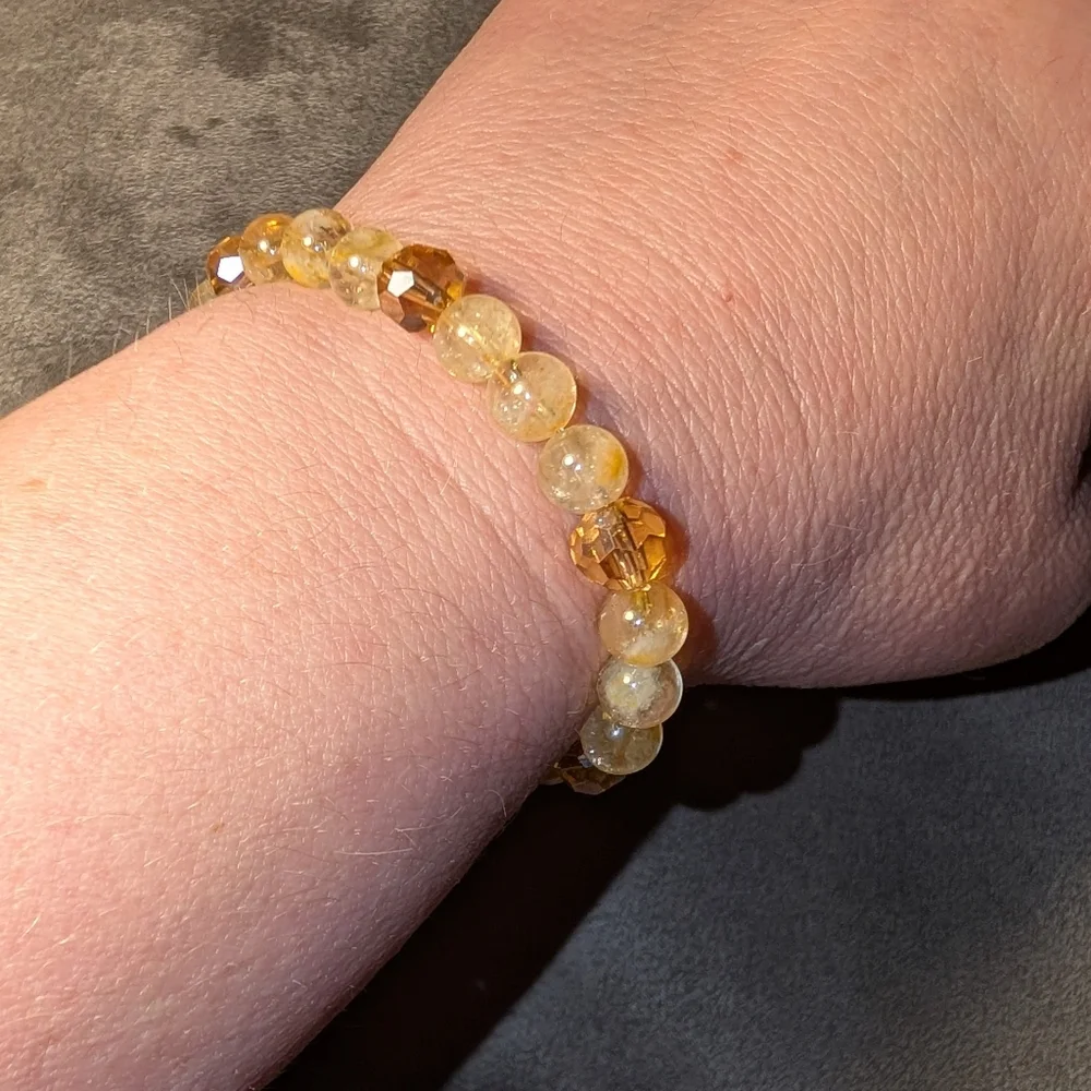 Citrine Beaded Bracelet - Picture 4 of 8